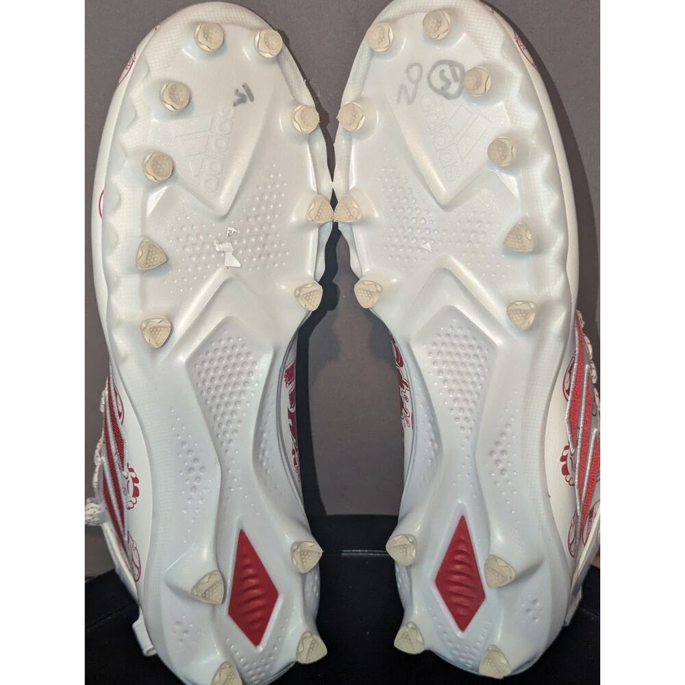 Adidas Football Cleats Mens 13 White Red Freak 22 Big Mood Emoji GZ6901 Soccer - Picture 9 of 9